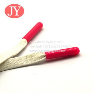 Best China wholesale eco-friendly metal aglet shoe laces rope plastic tips cord end wholesale