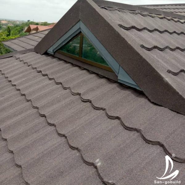 Cheap Corrugated Steel Roofing Sheet Made in China Factory Wholesale Colorful Stone Coated Metal Roof Tile for sale