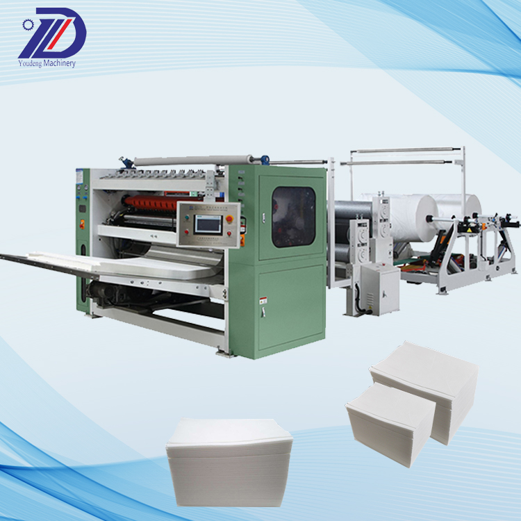 China High Speed Toilet Tissue Paper Making Machine Automatically For Facial Tissue Folding on sale