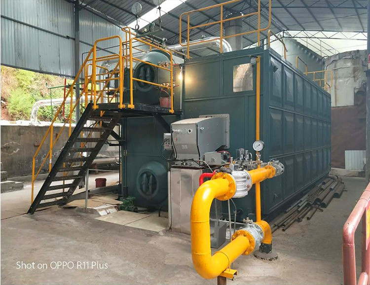 China Low Cost szs series gas/oil fired steam boiler for paper mill on sale