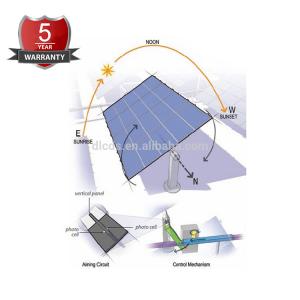 China Solar pv sun tracker flat single axis tracker kit on sale
