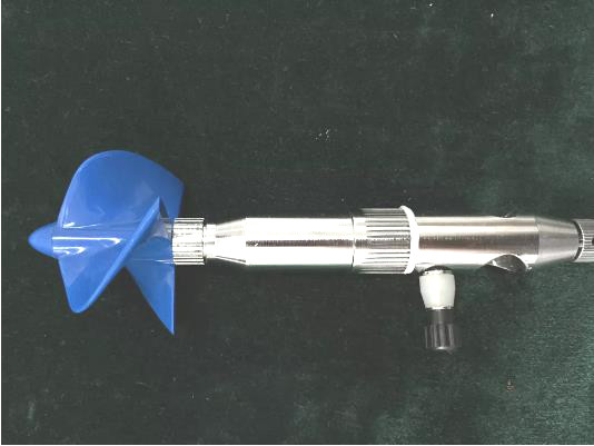 Cheap Plastic Water Conservancy Instrument , Propeller Type Water Velocity Meter for sale
