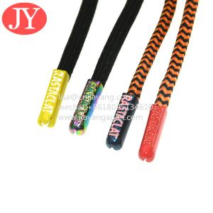Best customized colorful metal aglets sneaker lace cord brass/iron/zinc alloy material rope aglets engraved logo wholesale