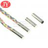 Buy cheap custom 6.5*25mm zinc alloy metal aglet shoe lace rope metal ends tubular from wholesalers
