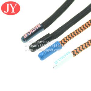 Best customized colorful metal aglets sneaker lace cord brass/iron/zinc alloy material rope aglets engraved logo wholesale