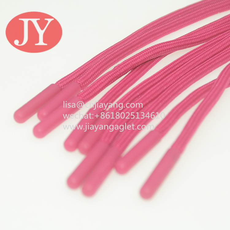 Best Jiayang Soft TPU plastic tipping eco-friendly not glue tipping plastic aglets cap rope injection aglet wholesale
