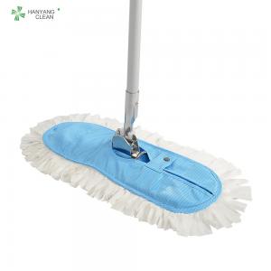 Best professional produce  heat resistance Microfiber Cleanroom Cleaning Mop wholesale