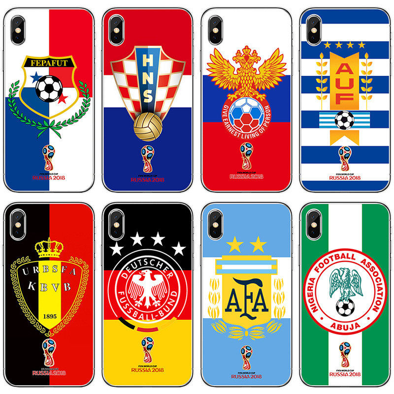China 2018 Russia World Cup Mobile Accessories TPU Pringint Phone Case For Samsung Galaxy S9 Plus Cell Phone on sale