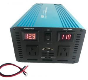China Off-Grid PURE SINE WAVE 1500W 3000W Surge 12V Power Inverter DC to 110V AC for RV Back Up Power on sale