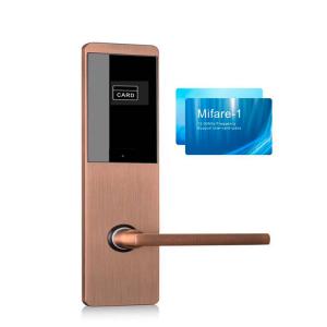 China High Security Hotel Lock Smart with Hotel Room Card and Mechanical Key on sale