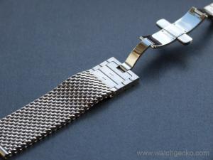 Best Mesh watch band at 4.5mm thick. This is a thick mesh design and a nice heavy quality band. wholesale