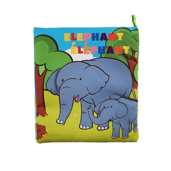 EN71 Soft Books For Infants , 20cm Plush Baby Book