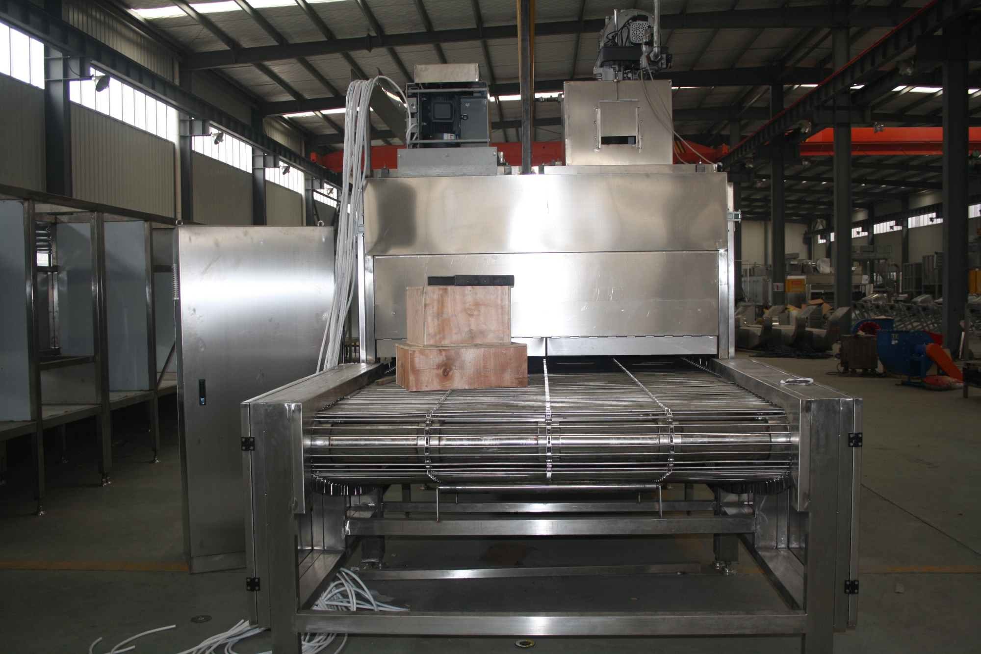 Best Industrial Continuous Peanut Baking Machine / Roaster Food Grade Hygiene Standard wholesale