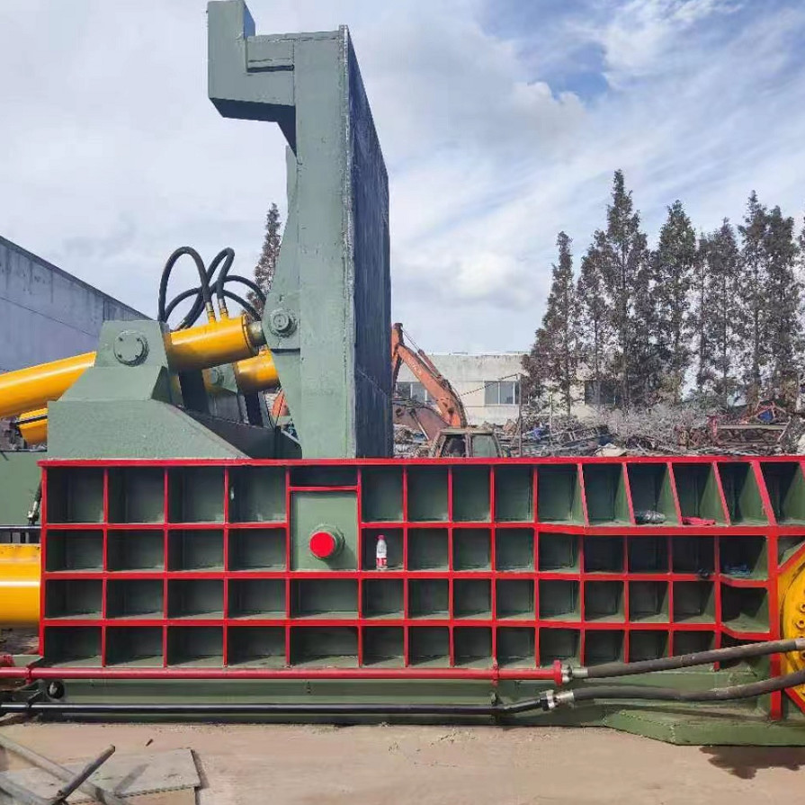 China Horizontal Cans Scrap Metal Balers Copper Aluminum Hydraulic Metal Baler Machine on sale