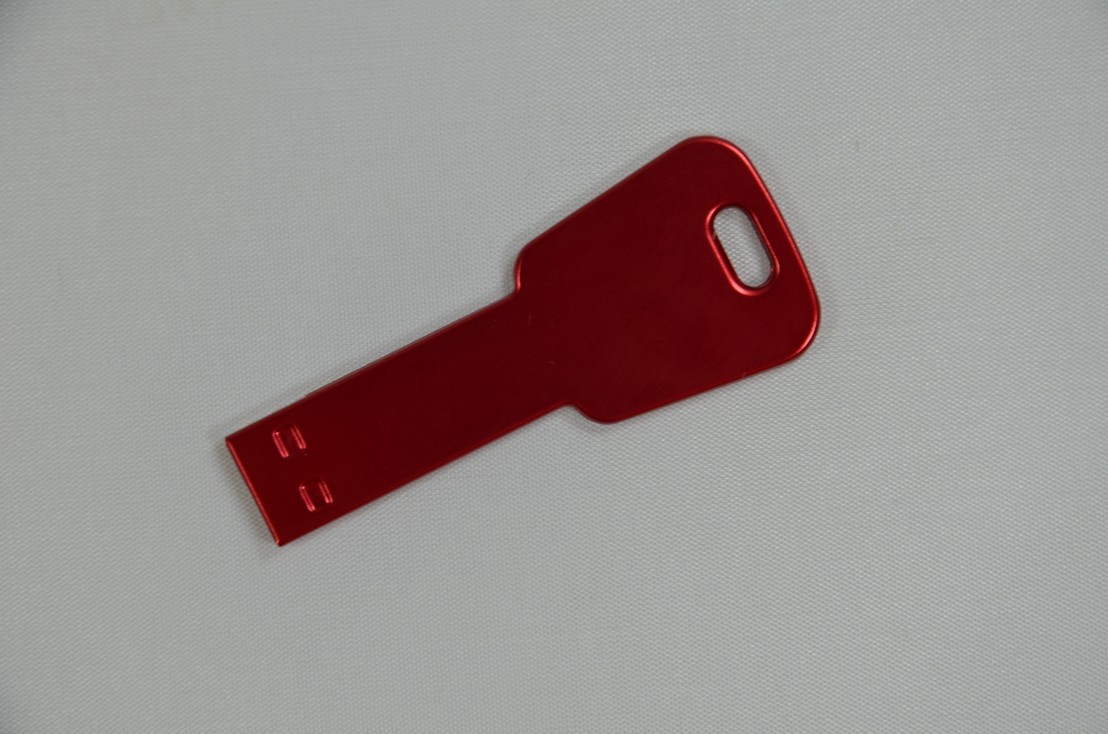 China Metal key shape usb with custom logo printing at 1gb to 32gb on sale