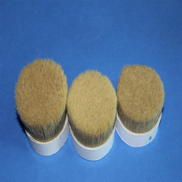 China Double Natural Boiled Bristles For Paint Brushes Pure Boar Bristle Custom Color on sale