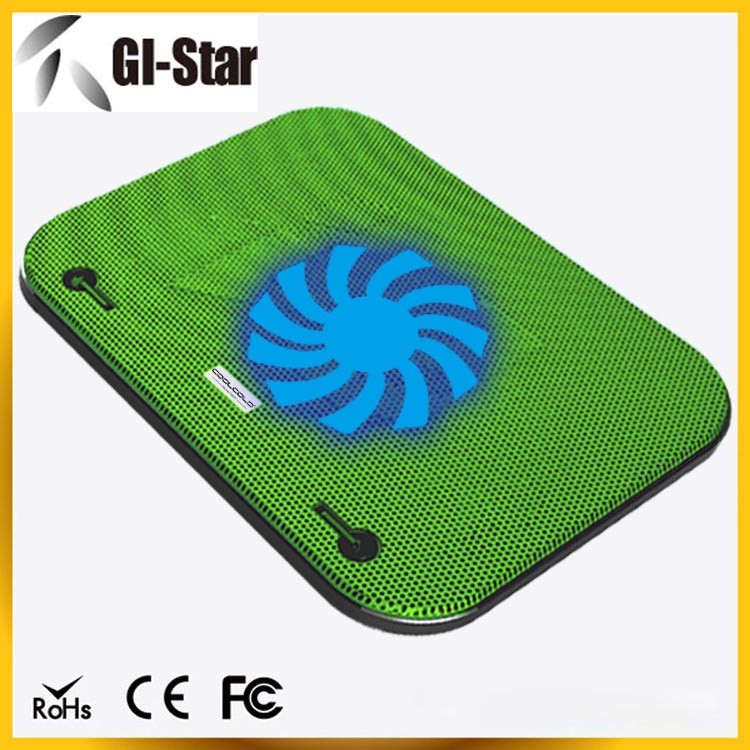 China Good quality laptop cooling pad ,laptop coolers with two fans and nice price on sale