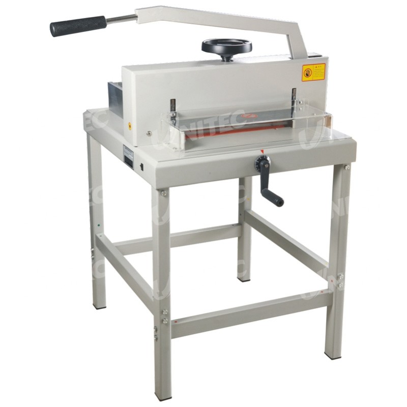China Durable 1000W Manual Paper Cutter With Hand Wheel Push System 4708 on sale