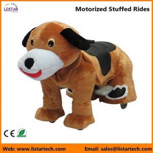 Battery Operated Motorized Stuffed Rides on Toys for kids and adult-Dog