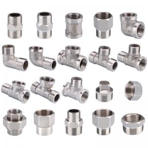 China Size 10mm Stainless Steel Pipe Fittings 201 Threaded T Pipe Fitting on sale