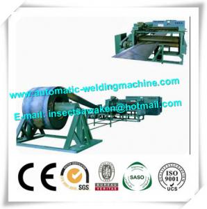 China Steel Simple Decoiler Machine , Light Street Light Pole Making Machine on sale