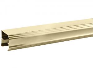 Best Luxury Gold / Silver Brushed Anodized Aluminum Profiles OEM Customized the Middle East Market wholesale