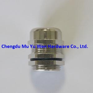 China Manufacturer direct supply nickel plated brass liquid tight cable gland with ISO metric thread on sale