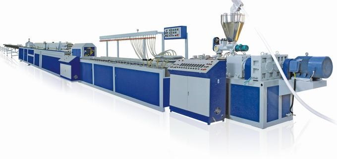 China Stable Plasticization PVC Profile Twin Screw Extrusion Machine Double Screw Plastic Extruder on sale