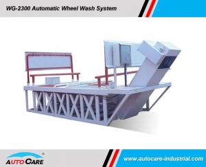 China Automatic truck wheel washing systems with grating/ Heavy duty truck wheel washing machine for sales to Malaysia on sale