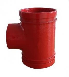 Cast Iron Grooved Pipe Fittings  Flexible Grooved Coupling 2- 6 Customized
