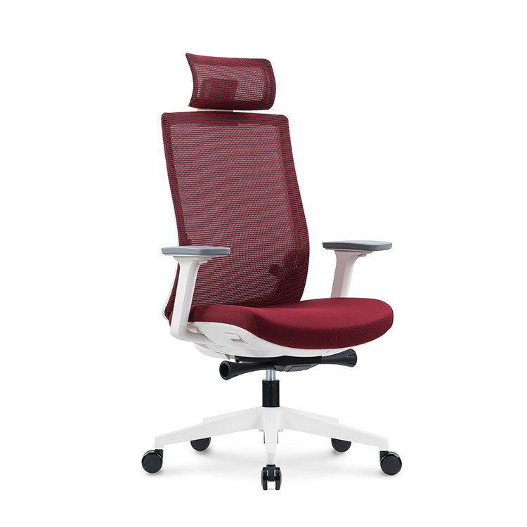 China Red CEO Ergonomic Mesh Office Chair Anti Vibration Mesh Swivel Office Chair on sale