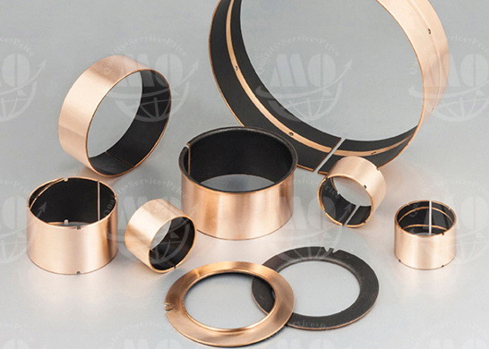 China Bronze Backing Oil Free Graphite Impregnated Bushings Customised Material on sale