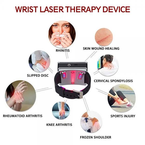 Cheap High Power 3.6W Laser Therapy Device Watch For Treating High Blood Pressure 1pc/Box for sale