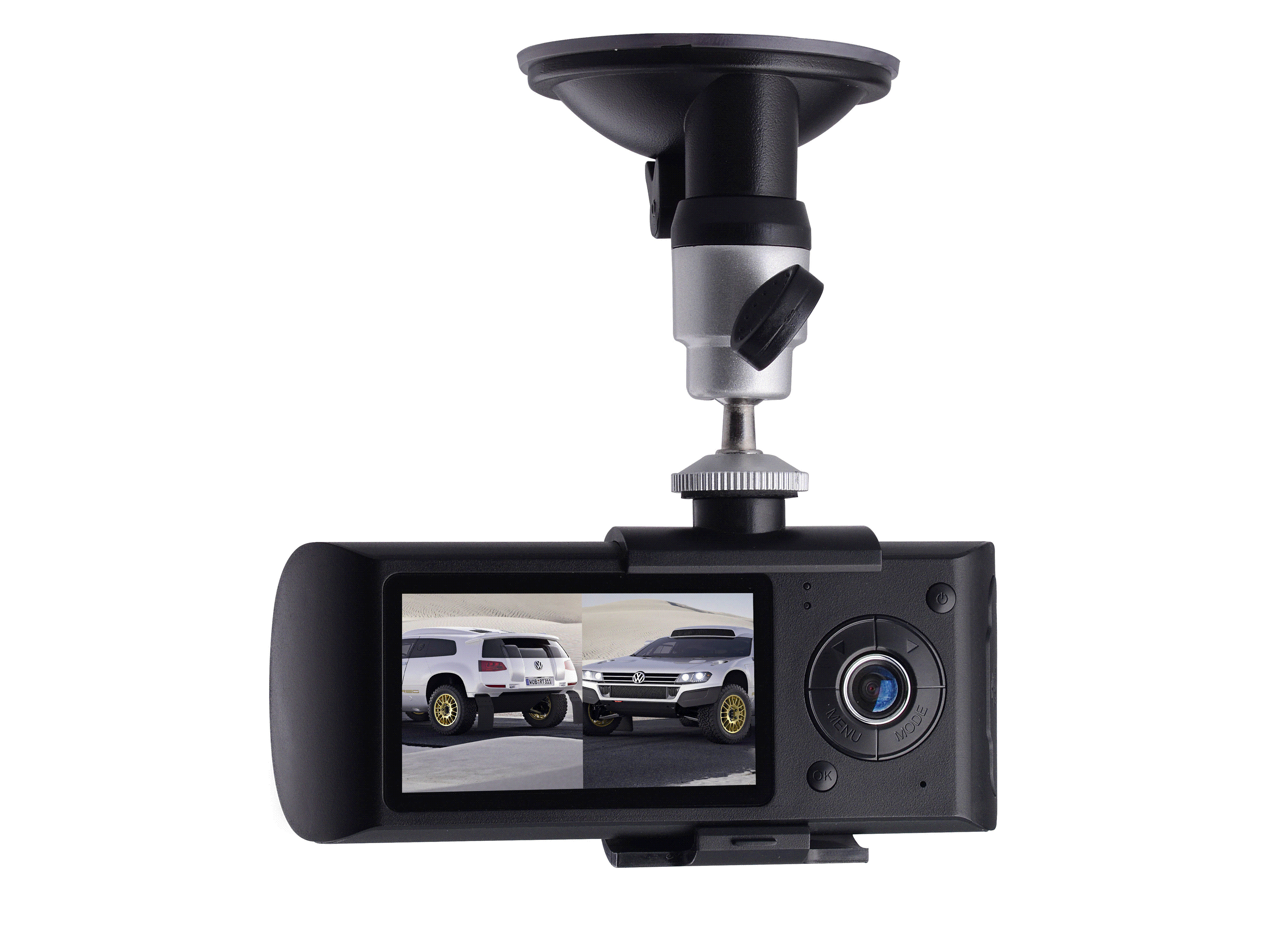Best USB 2.0 Dual Camera Vehicle Car Video recorder with GPS G-Sensor HD DVR Black Box wholesale