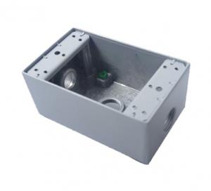 Best 18.3 Cubic Inch Outdoor Electrical Junction Box , Waterproof Switch Box Single Gang wholesale
