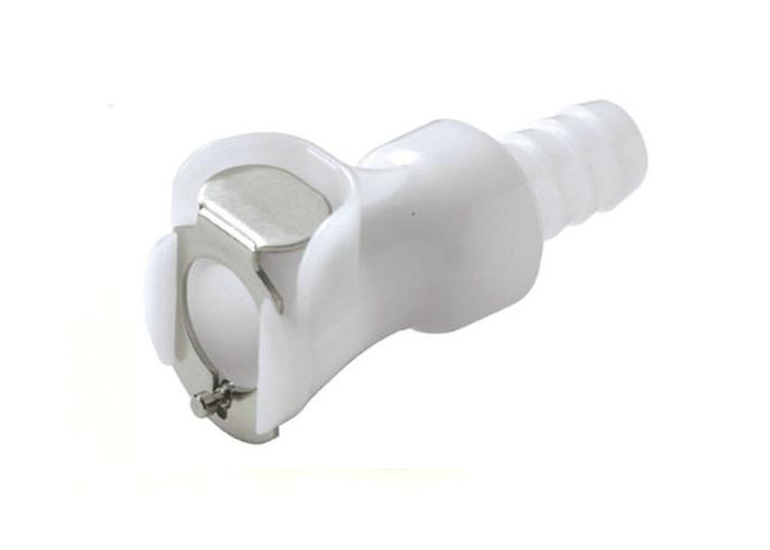 China Male Acetal Fluid Coupling Quick Connector 1/4 In Line Hose Barb on sale