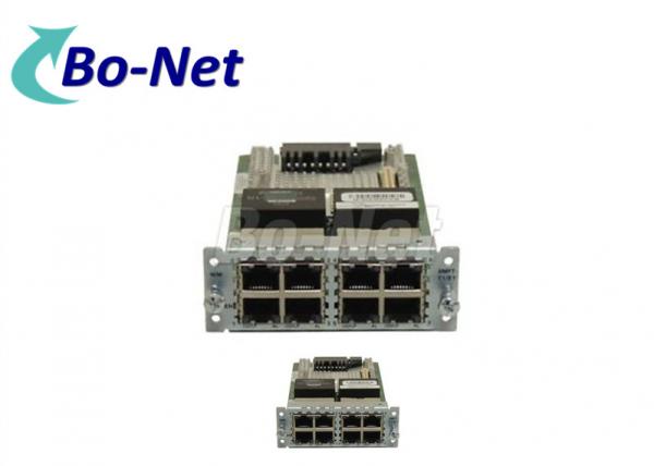 Cheap Clear Channel Cisco E1 Interface Card / NIM 8MFT T1 E1 Cisco Router Wic Card for sale