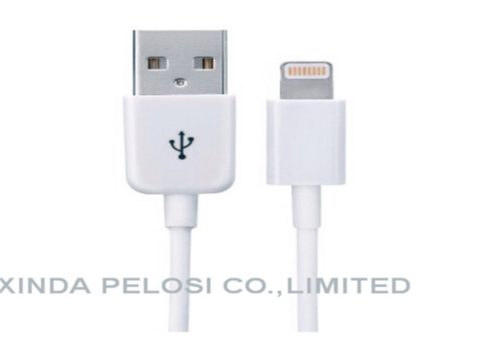 China 5.0 V Smart Cell Phone Accessories Apple Lightning Cable 8 Copper Connector on sale