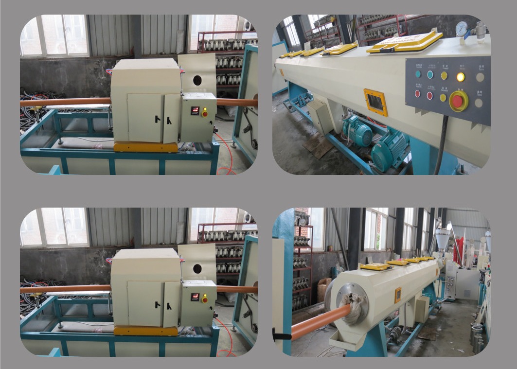 China 50mm Single Wall Corrugated Conduit Pipe Making Machine on sale