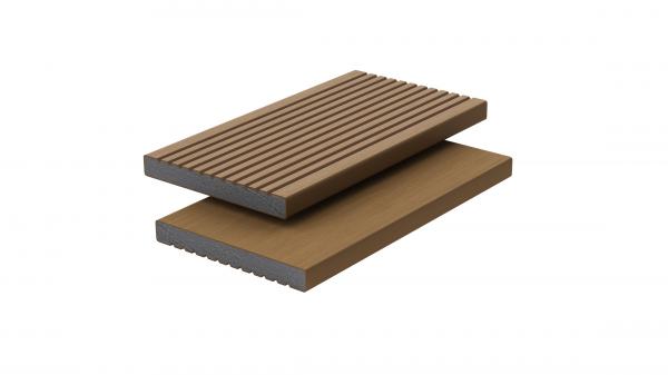 Cheap 2200mm Composite Fascia Board 98 X 12mm Outdoor Wood Plastic Composite Panels for sale