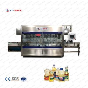 China Automatic PET HDPE Bottle Filling Packing Machine For Cookie Oil Vegetable Oil on sale