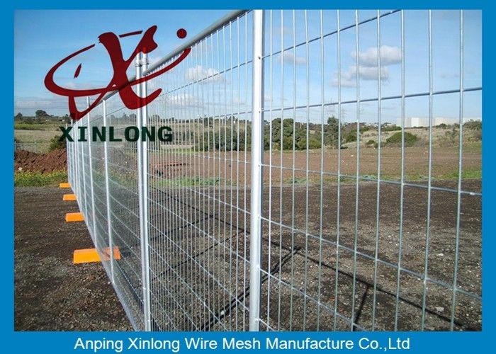 Cheap Security Temporary Fencing Panels Welded Wire Mesh Fence Metal Base Temporary Site for sale