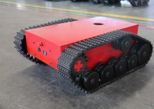 Best Lawn Mover Robot Tank Rubber Track Chassis Undercarriage Width 785mm Length 1070mm wholesale