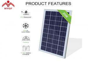 China Long Life Crystalline Solar Panel Roof Mounted Arrays Hail Impact Resistance on sale