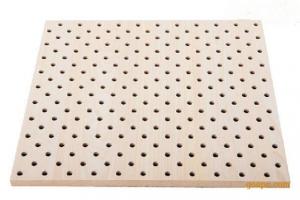Best Polyester Fiber Rock Wool Perforated Wood Acoustic Panels For Cinema / Museum wholesale