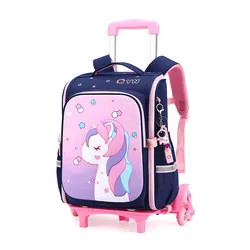 China Zippered Children Trolley Bag Multiscene With Laptop Compartment on sale