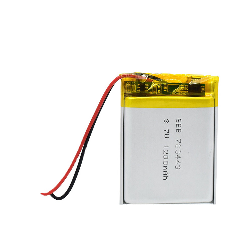 China 1100mAh 3.7V Lithium Ion Polymer Battery Rechargeable 703443 Model on sale