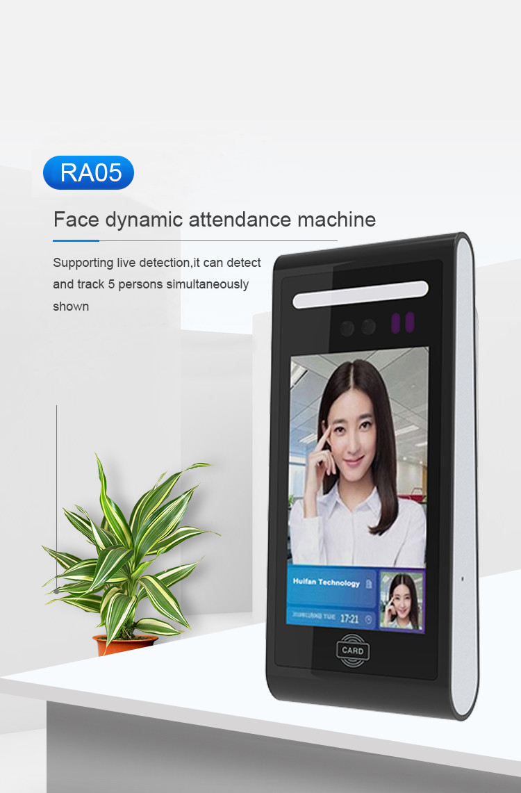 Best RA05 TCP/IP Biometric Attendance System Facial Recognition Device And Fingerprint Scanner Support Wifi wholesale