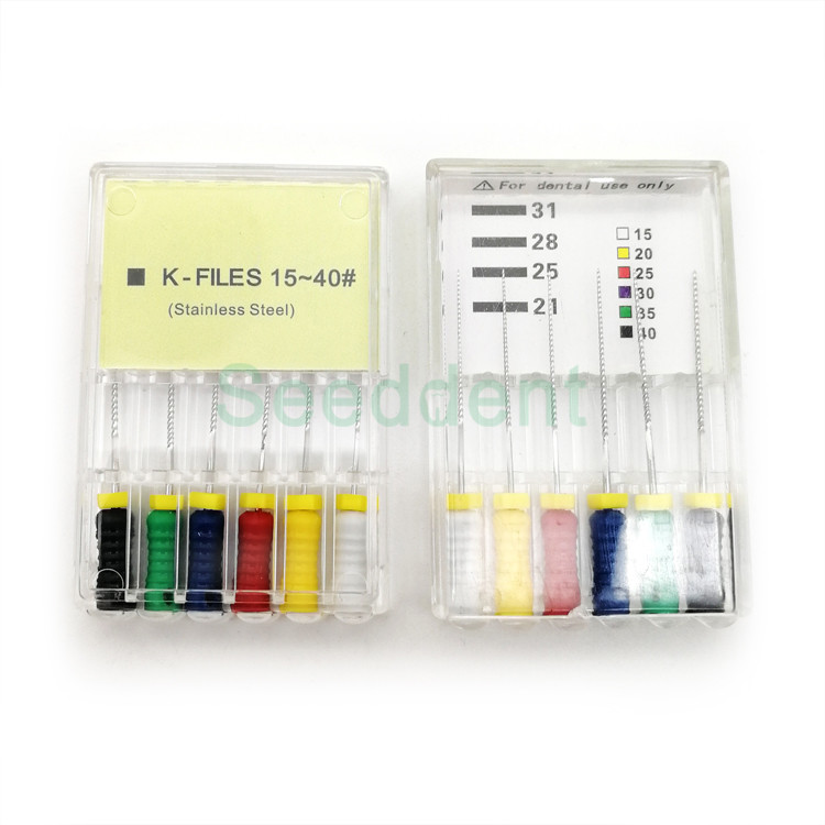 Best Dental Endo Stainless Steel K-files/H-files/Reamers/Pluggers/Spreaders SE-F004 wholesale