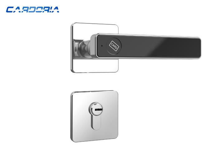 China Zinc Alloy Panel Hotel Door Locks , Rfid Card Hotel Lock With Easy Management Software on sale